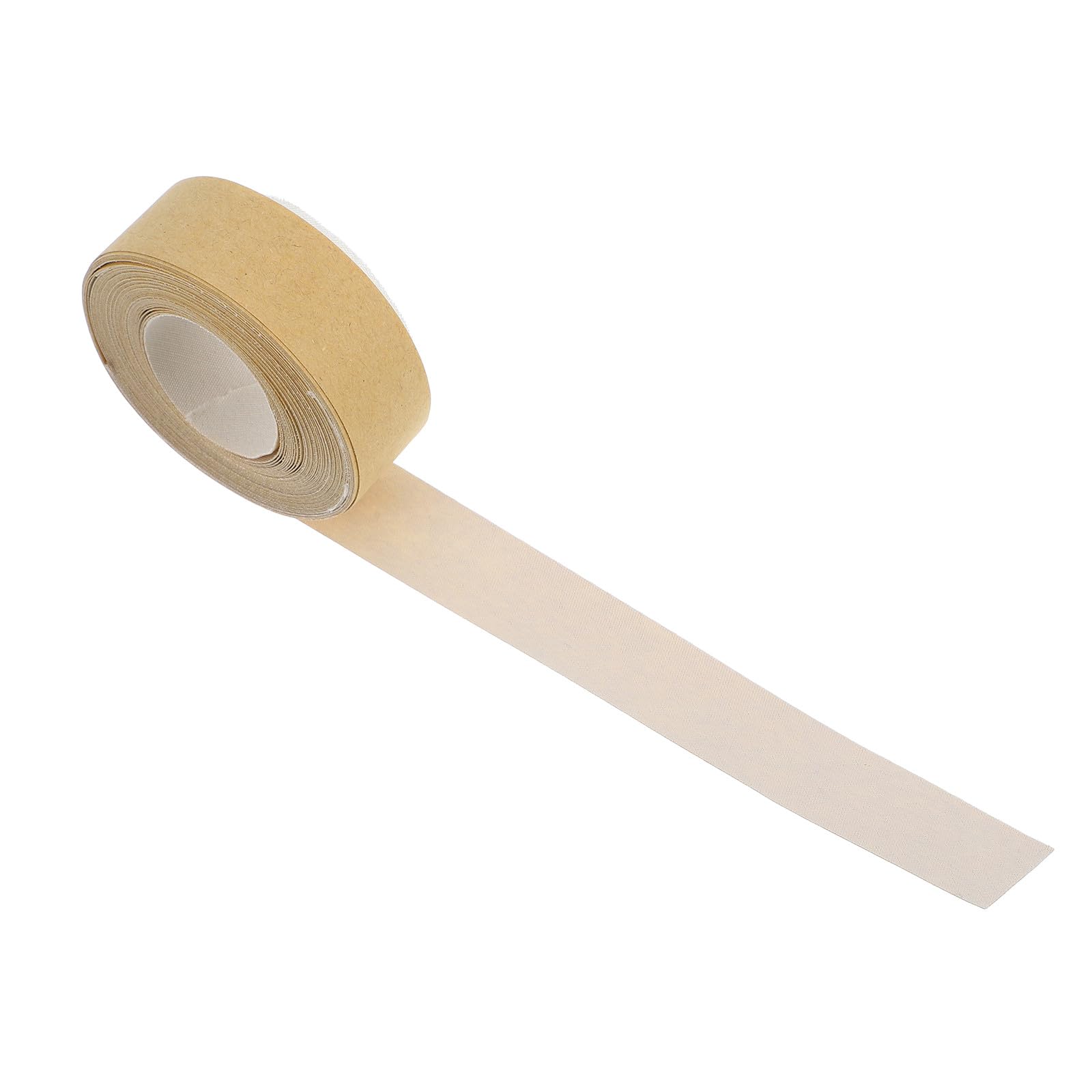 HAMPPLIES Lampshade Repair Tape in Beige – Self-Adhesive Cloth Edge Banding for Table Lamp Shades and Multifunctional Furniture Crafting
