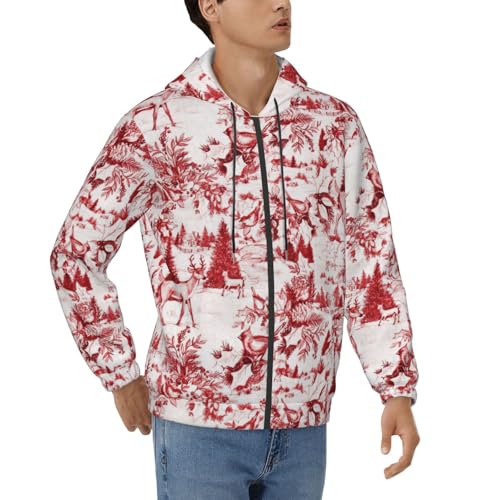 Sweat à capuche homme pull doux imprimé sauvage chaud pour automne hiver