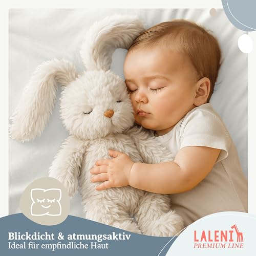 Laleni Premium Spannbettlaken, 70x140x15cm, für Babybett & Kinderbett, 100% Baumwolle, Oeko-TEX Zertifiziert, Ivory – Ansicht 6