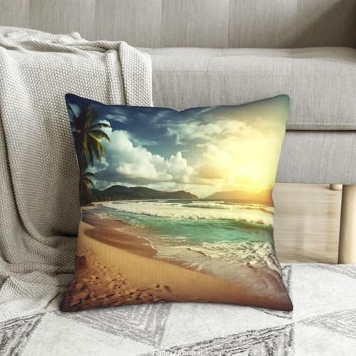 Housse de coussin velours côtelé douce pour rénover un canapé usé 50x50