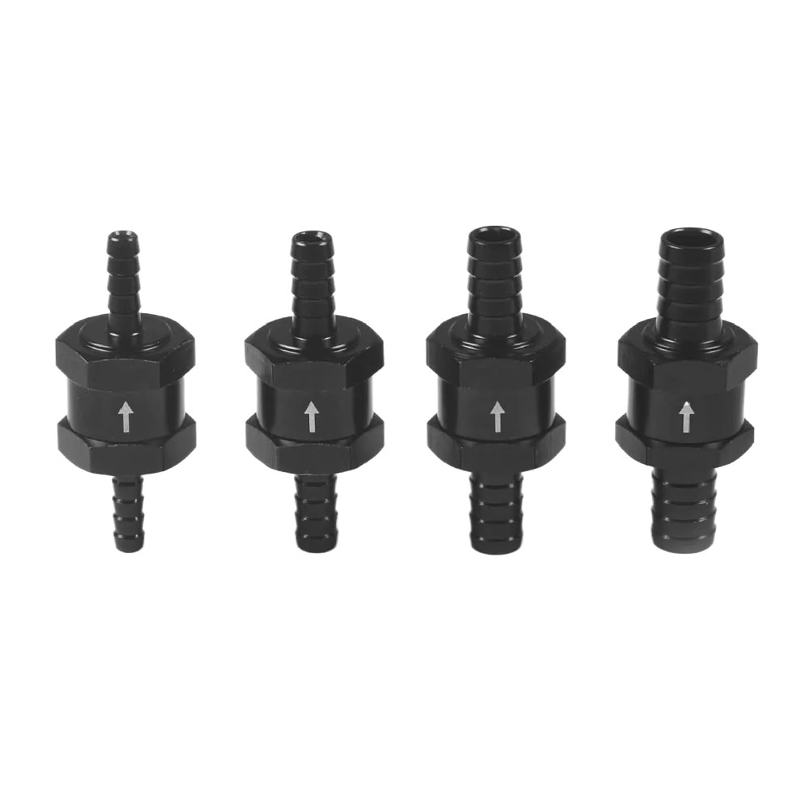 Válvula antirretorno de combustible aleación aluminio, unidireccional, 6/8/10/12 mm, 4 tamaños, compatible con carburador BX102355(12mm)