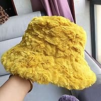 Chapeau De Seau Moelleux Pour Femmes Chapeau En Peluche Hivernale, Chapeau De Pê