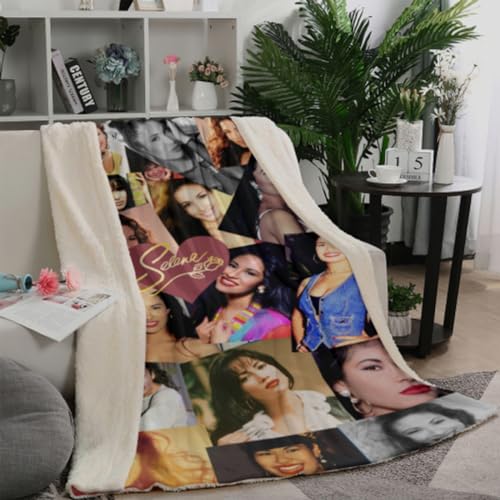 Queen of Tejano Music Ultra-Soft Throw Blanket Lightweight Warm Cozy Plush Blanket for Bed Couch Living Room Home Decorations 60