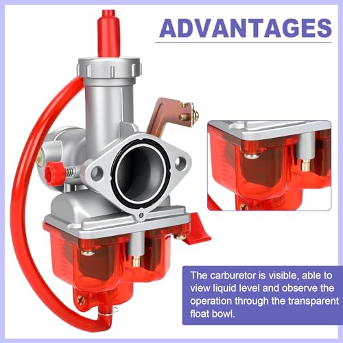 Image of PZ27 Carburetor Kit Compatible with ATV CG 125cc 150cc 250cc 4 Stroke Engine TRX200 TRX250 XR100 ATC185 XR100 CRF100 CB125 TaoTao Zongshen Lifan Quad Dirt Pit Bike Parts Assembly Accessories