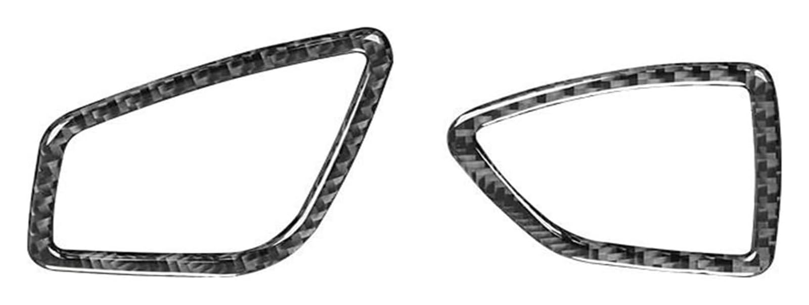 Inner Trim for BMW 3 Series GT F30 F34 2013-2018 Dashboard Air Conditioning Defrosting Vent Trim Frame Sticker(Black,RHD)