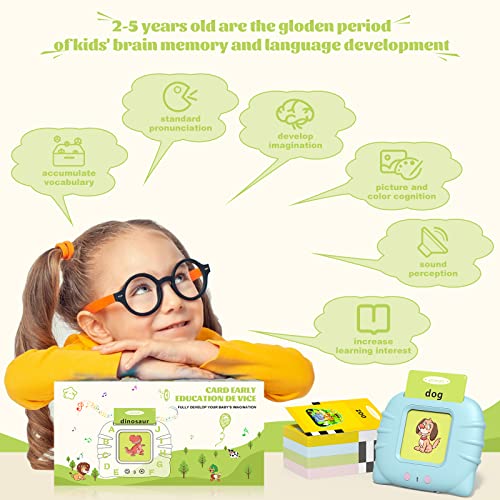 Toddler Toys For 2 3 4 5 Year Old Girls And Boys, Uladis Speech Therapy Toys, Autism Sensory Toys For Autistic Children, Montessori Toys, Learning Talking Flash Cards 224 Sight Words #TOP4