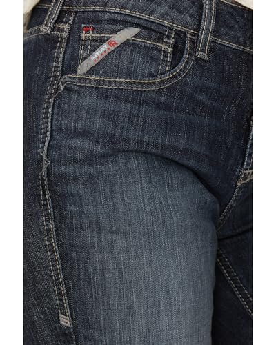 ARIAT Women's Fr Avelynn Medium Wash Duralight Stretch Slim Work Jeans Blue 32 LNG2