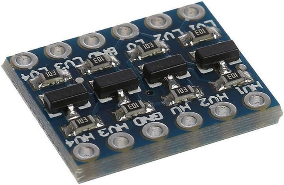 4-Channel Logic Level Converter Module 3.3V to 5V Bidirectional TTL Shifter For Microcontrollers, UART, I2C, SPI, and Embedded Projects