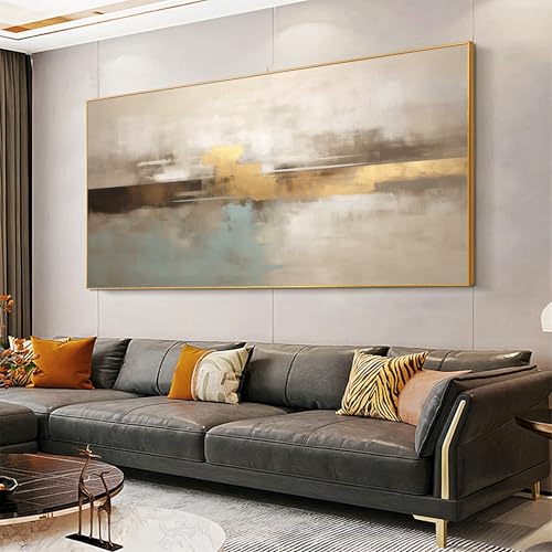 Peinture à l’huile minimaliste pour habiller un grand mur