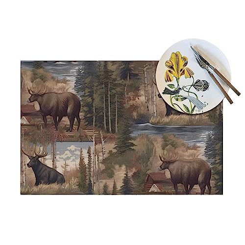 Sets de table en PVC anti-taches et chaleur pour préserver votre table basse en bois - 6
