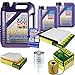 Produktbild QR-PARTS 69363533 Filter Set Inspektionspaket 7 Liter Motoröl Leichtlauf High Tech 5W-40 MANN-FILTER Innenraumfilter Kraftstofffilter Luftfilter Ölfilter