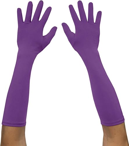 Seeksmile Guantes de disfraz de elastano para adultos