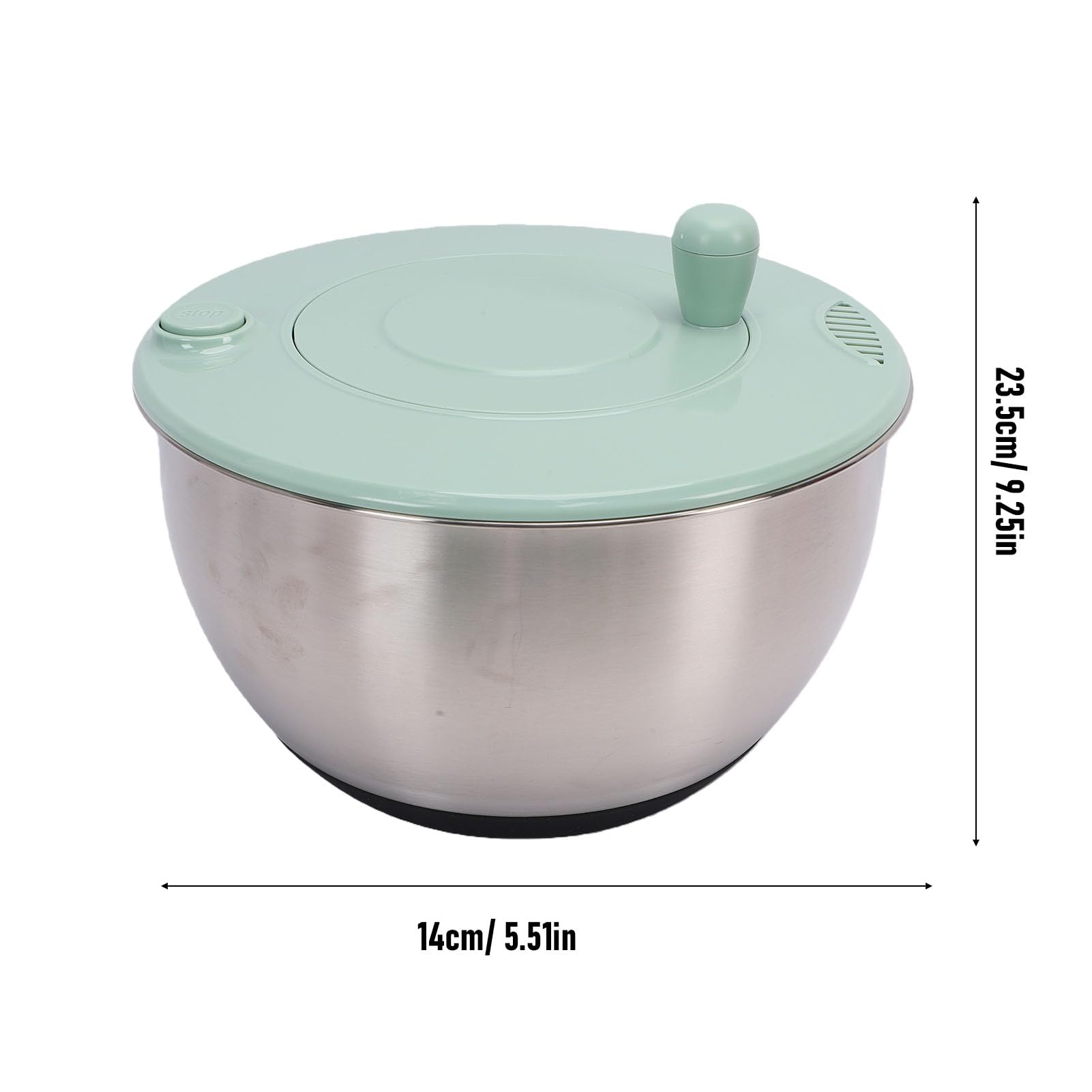 Generic Disidratatore Multifunzionale per Insalata di Verdure, Utensile da, Affettatrice Efficiente per la Casalinga, in Plastica, Dimensioni Compatte, Acciaio Inossidabile, 1 unità