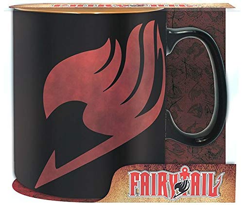 ABYstyle - Fairy-waist - Taza 460 ml Lucy, Natsu & Emblem miniatura 2