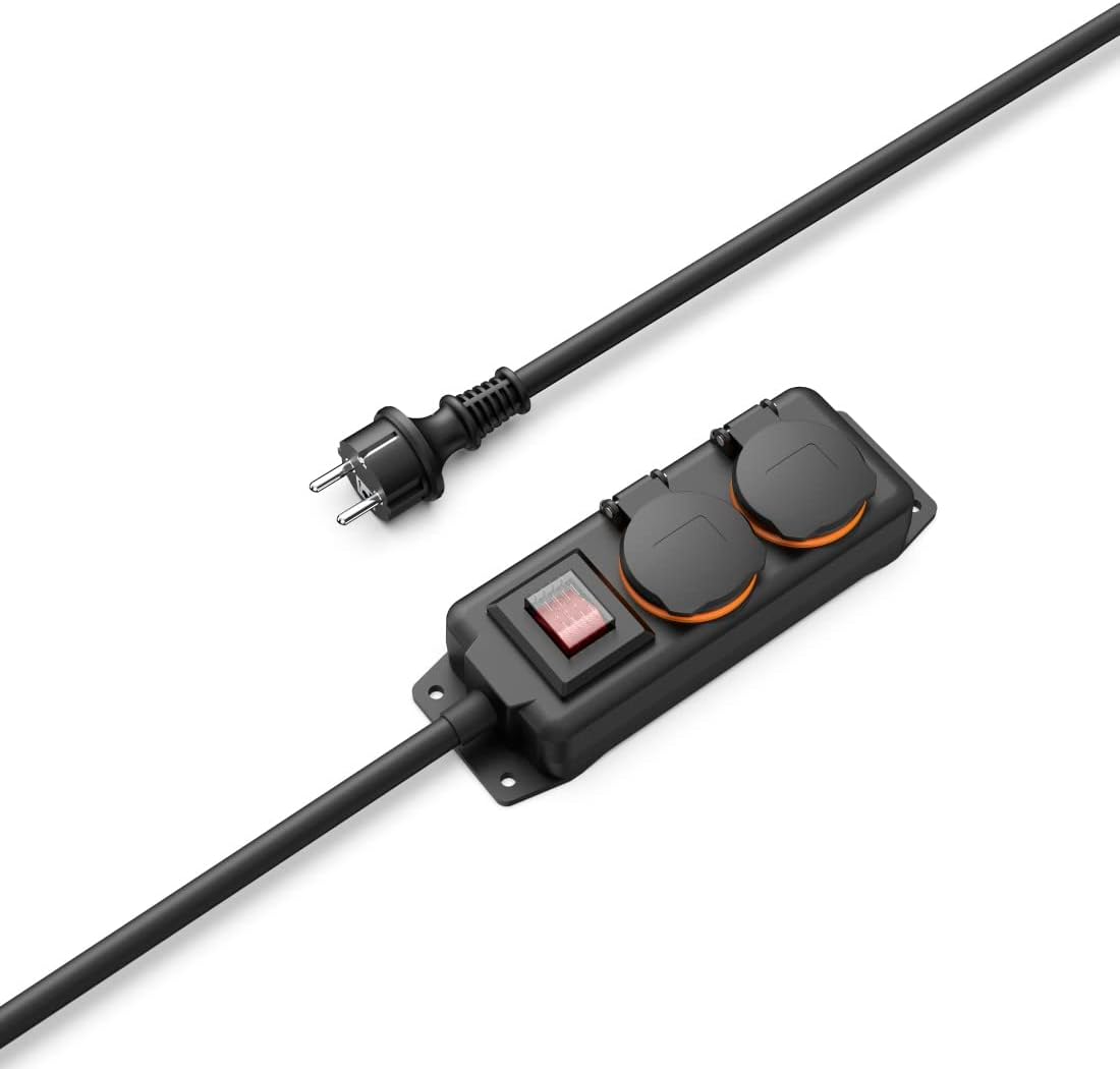 Rallonge Avec 2 Prises Schuko 25 M Double Rallonge 2 Prises Schuko Rallonge Avec 2 Prises Schuko 25 M Double Rallonge 2 Prises Schuko