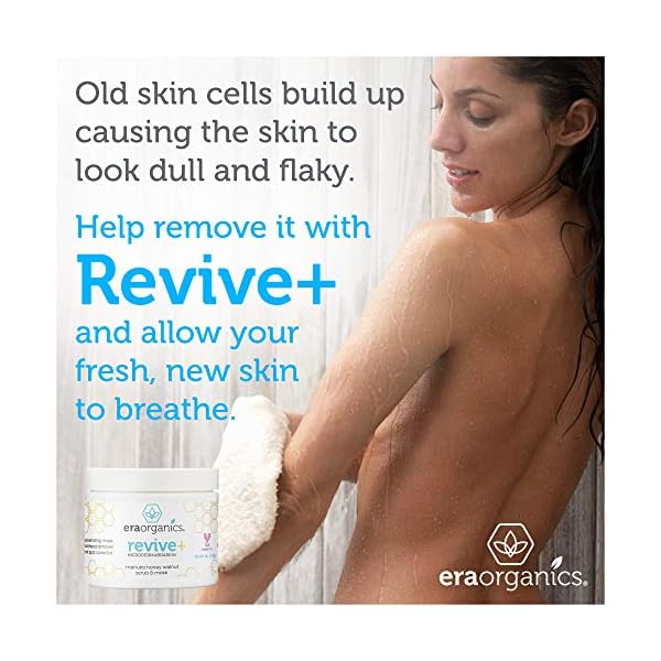 Era-Organics-Microdermabrasion-Facial-Scrub-Face-Exfoliator-Spa-Quality-Exfoliating-Face-Mask-with-Manuka-Honey-Walnut-Moisturizing-Facial-Exfoliant-for-Dry-Skin-Blackheads-Wrinkles-Acne Era Organics Microdermabrasion Facial Scrub & Face Exfoliator - Spa Quality Exfoliating Mask with Manuka Honey Walnut Moisturizing Exfoliant for Dry Skin, Blackheads Wrinkles (2 oz)