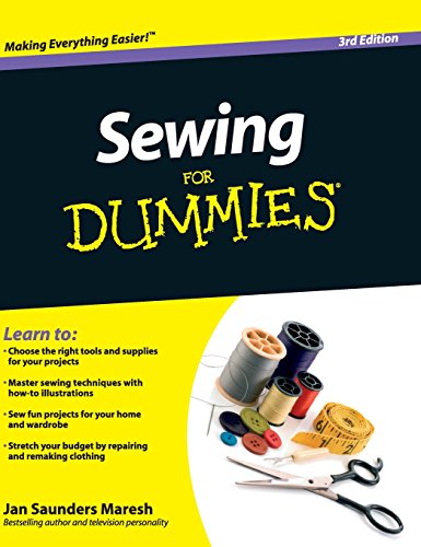 Sewing for Dummies 1119176107 Book Cover