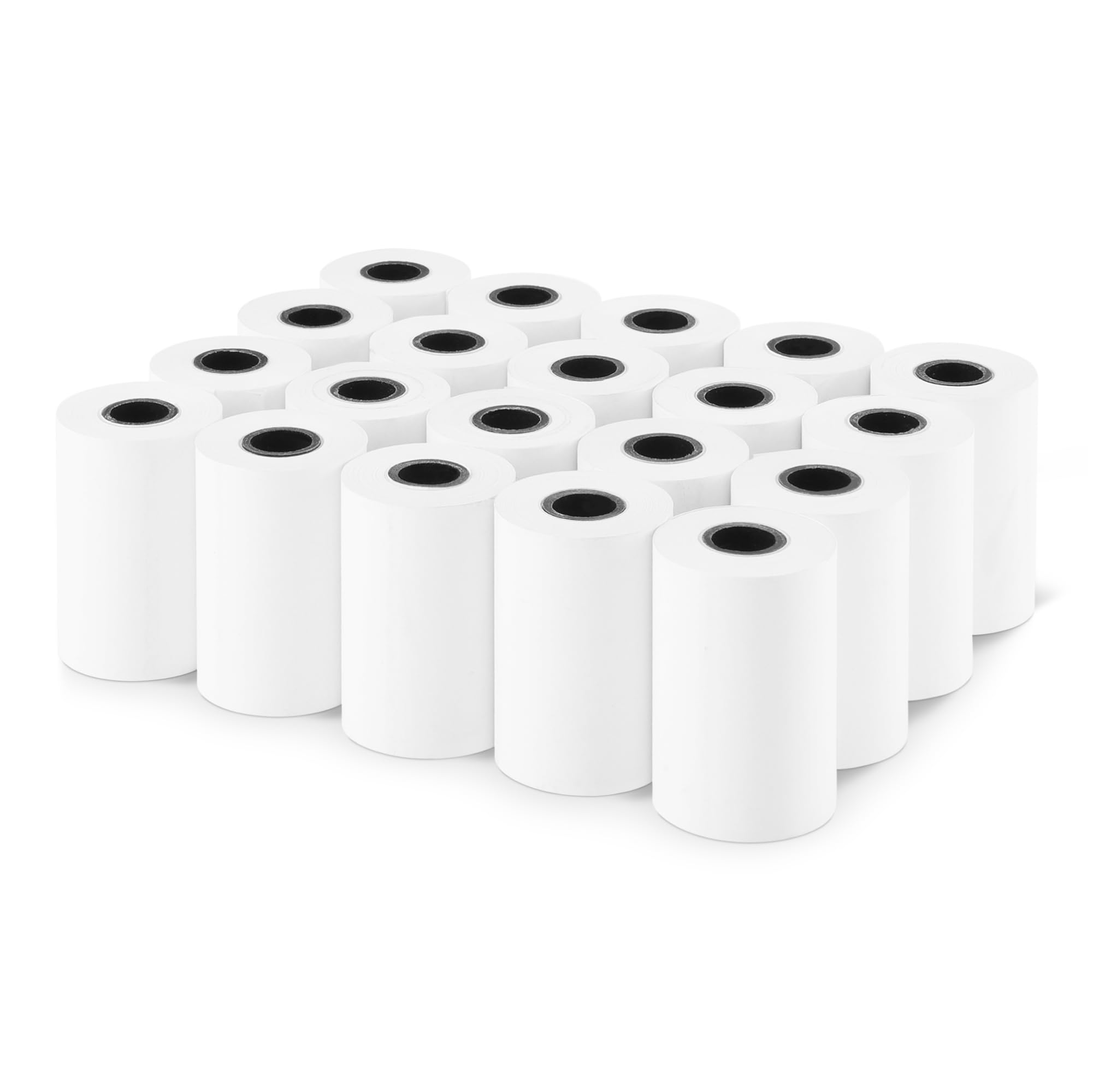 Amazon Basics Thermal Paper Receipt Rolls, Till Rolls for Card Machine, POS Printer, 57-mm x 40-mm, 20-Roll