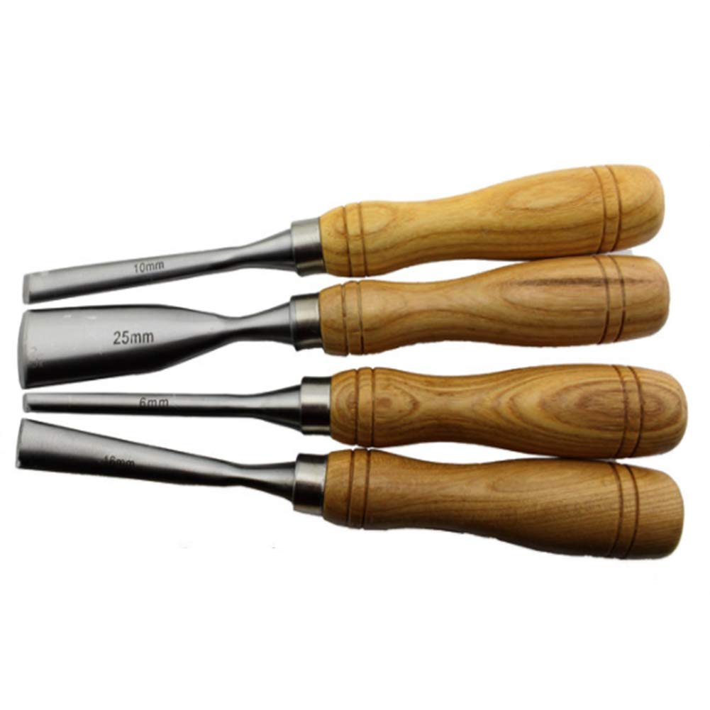 Cinceles, 12 Piezas DIY carpintería escultórica gubias Mano Carbono Madera Tallado cincel Herramientas for Principiantes y talladores experimentados