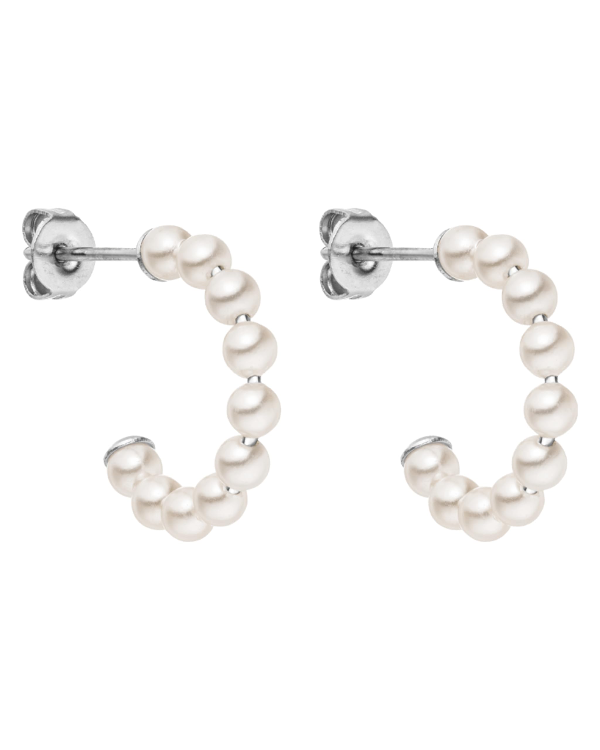 PURELEI® Pure Soul - Orecchini da donna, impermeabili, con perle in acciaio inox, idea regalo per donna