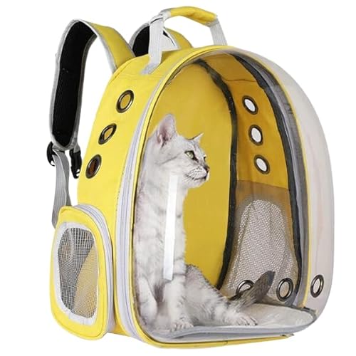 Mochila De Transporte Para Pets Cachorros E Gatos Com Ventilação Transparente E Visão Panorâmica Bol