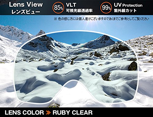 Zero Replacement Lenses for Oakley Crowbar Snow Goggle Ruby Clear - Thumbnail 4
