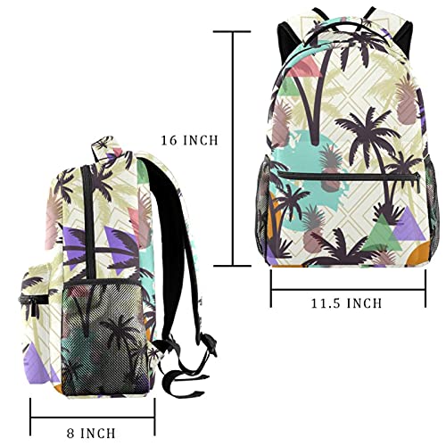 Sac à dos zèbre multicolore avec compartiment ordinateur portable 14"