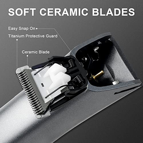 Predyee Manscape-Body Hair Trimmer for Men IPX7 Waterproof Ball Trimmer Pubic Hair with LE - image 5