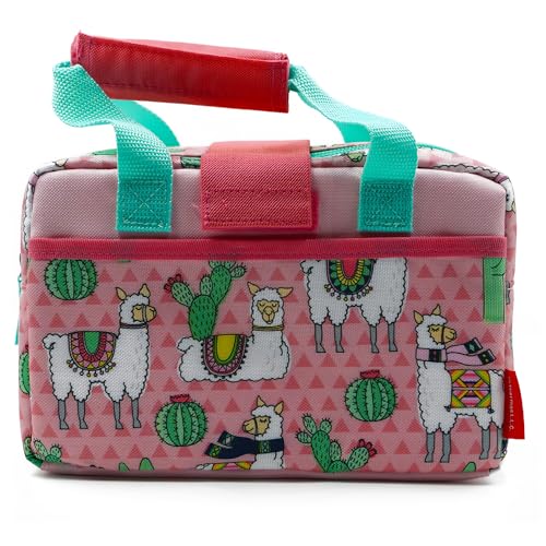 THERMOS Kid's Funtainer Desert Llama Lunch Duffle Bag - Pink/Teal