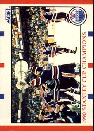 Amazon.com: 1990-91 Score #331 Edmonton Oilers Champs NHL Hockey