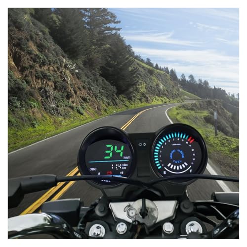 Tableau de bord numérique électronique moto avec compteur haute précision