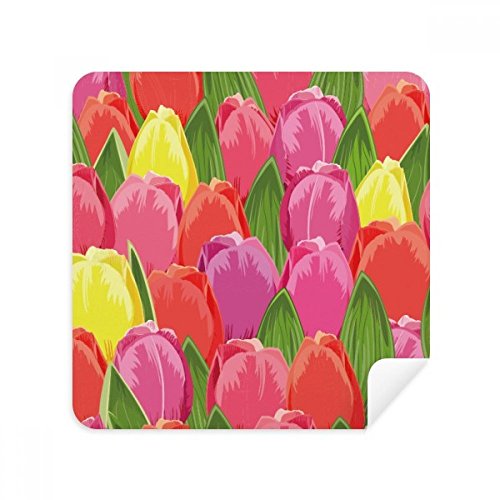 Tissu de nettoyage écran téléphone et essuie lunettes en suède aquarelle plante 2Pcs