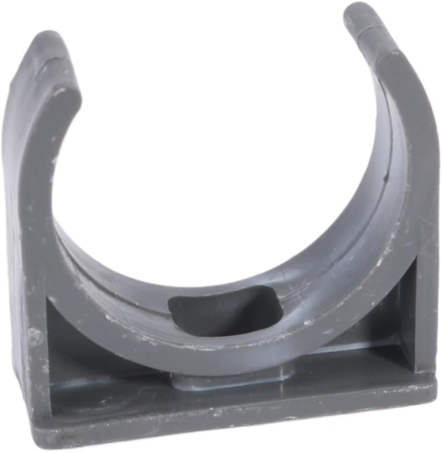 20/25/32/40/50mm Gray Pipe Clamps U-shaped Hose Brackets Garden Irrigation Water Pipe Clamps Plumbing Pipe Fittings(50mm(5 Pieces))