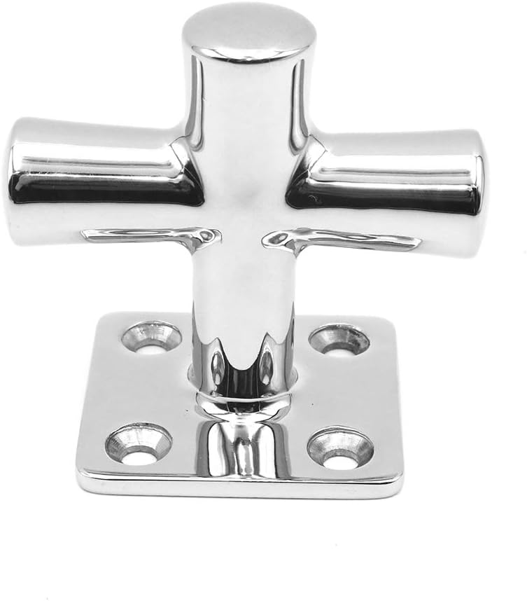 NUZAMAS Heavy Duty Design Marine 316 Stainless Steel Single Cross Bollard, Boat Yacht Mooring Cleat Fasten Mooring Lines 7 516c 1 Bg6L. AC SL1000