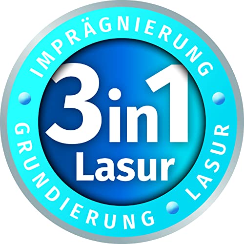 Foto von Remmers HK-Lasur 3in1 pinie/lärche, 5 Liter, Holzlasur aussen, 3n1: Imprägnierung, Grundierung & Lasur, Holzschutz vor Feuchtigkeit & UV-Strahlung