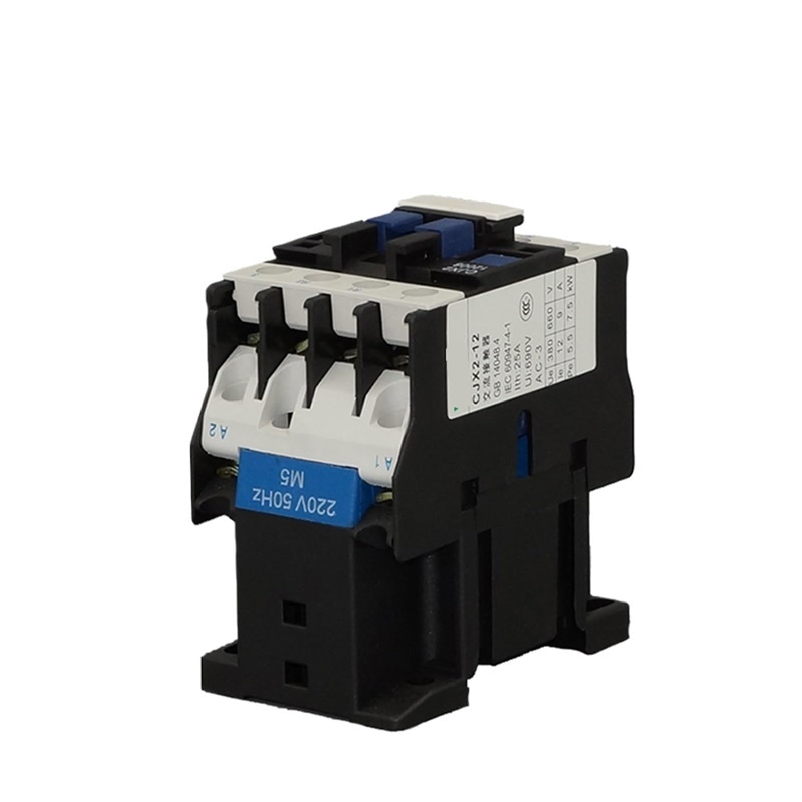 CJX2-12004 CJX2-12008 LC1-D12 4 pôles 4NO 2NO + 2NC 12A Mini contacteur magnétique 1 pièces (Color : 12008 2NO2NC AC220V)
