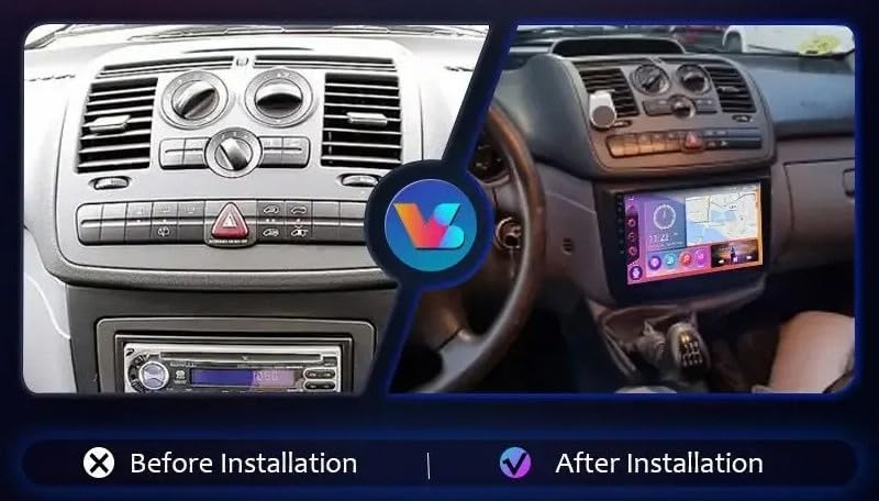 Pantalla de Coche con Carplay y Android Auto para Benz Vito Viano W639 4 Nuclear 5