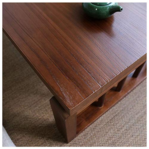 Table centrale bois naturel bureau wrap et table basse de salon - 5