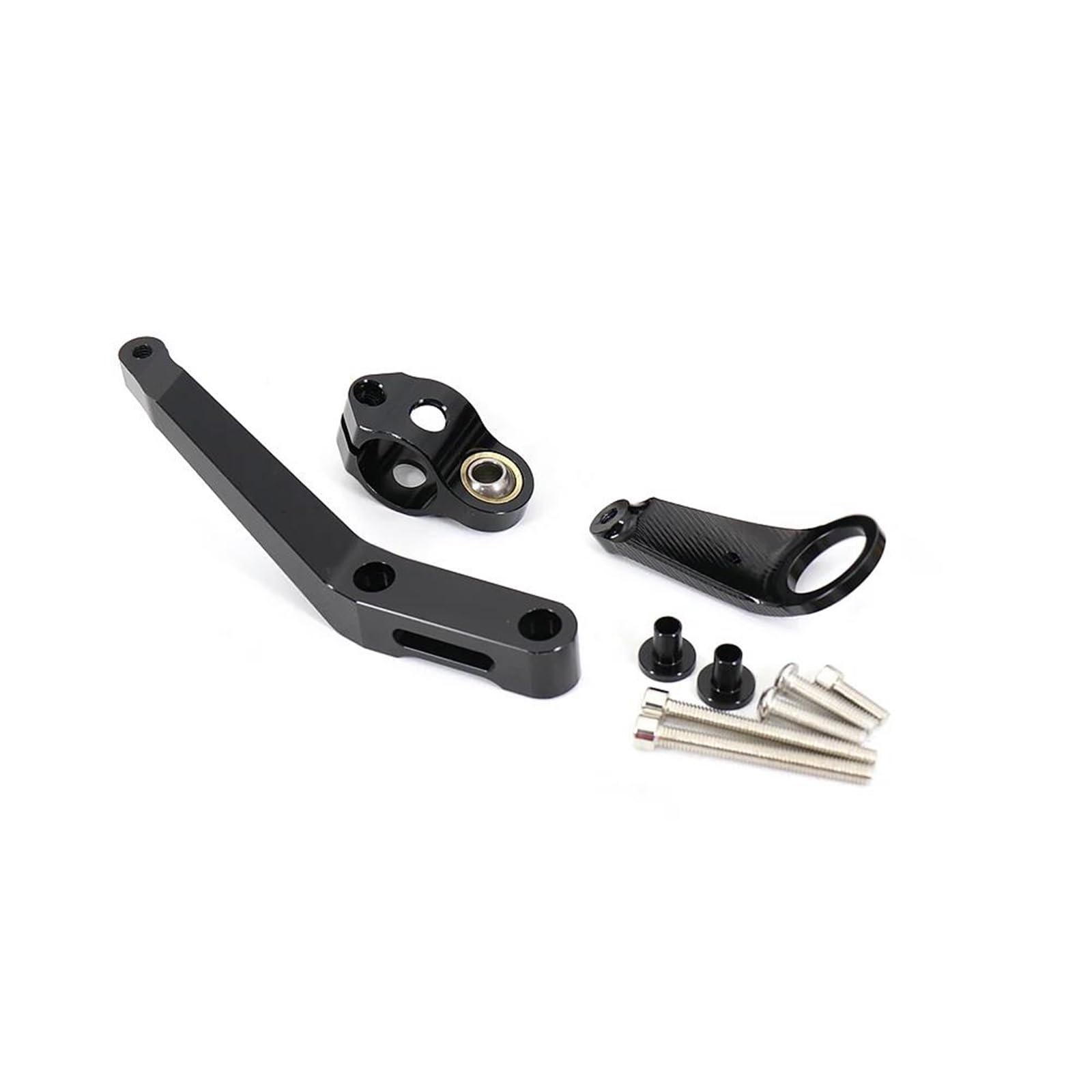 Kit di Staffa di Montaggio per Ammortizzatore di Sterzo per Motociclette per H&Onda CBR929RR CBR 929 RR 929RR 2000-2001 Barre stabilizzatrici(Nero)