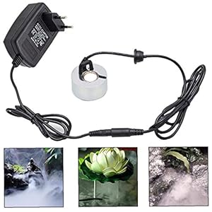 Kacniohen Mistfabrikant Pond Herr Brunnen Atomizer Aquarium Fogger Luchtbevochtiger voor binnen en buiten, premium materiaal