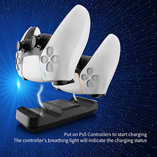 Ps5 Controller Charger Station, Playstation 5 Controller Charging Station, Usb Type C Charging Station For Ps5 With Usb C Cable #TOP3