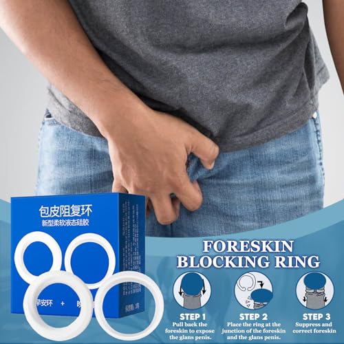 Phimose Salbe Männer,Phimose Korrektur Gel mit Phimosis Stretching Rings,Natürliche Kortisonsalbe,Korrekturgel für Vorhautverengung,Phimose Vorhautkorrektur Gel,Schnelle Und Sanfte,Wirksame Linderung