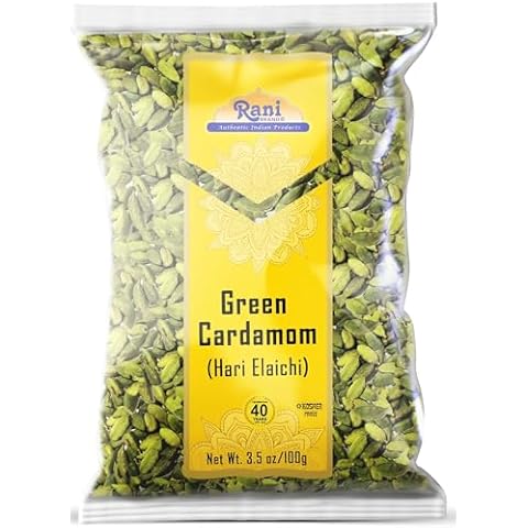 Rani Green Cardamom Pods Spice (Hari Elachi) 3.5oz (100g) ~ All Natural | Vegan | Gluten Friendly | NON-GMO | Product of India Cover