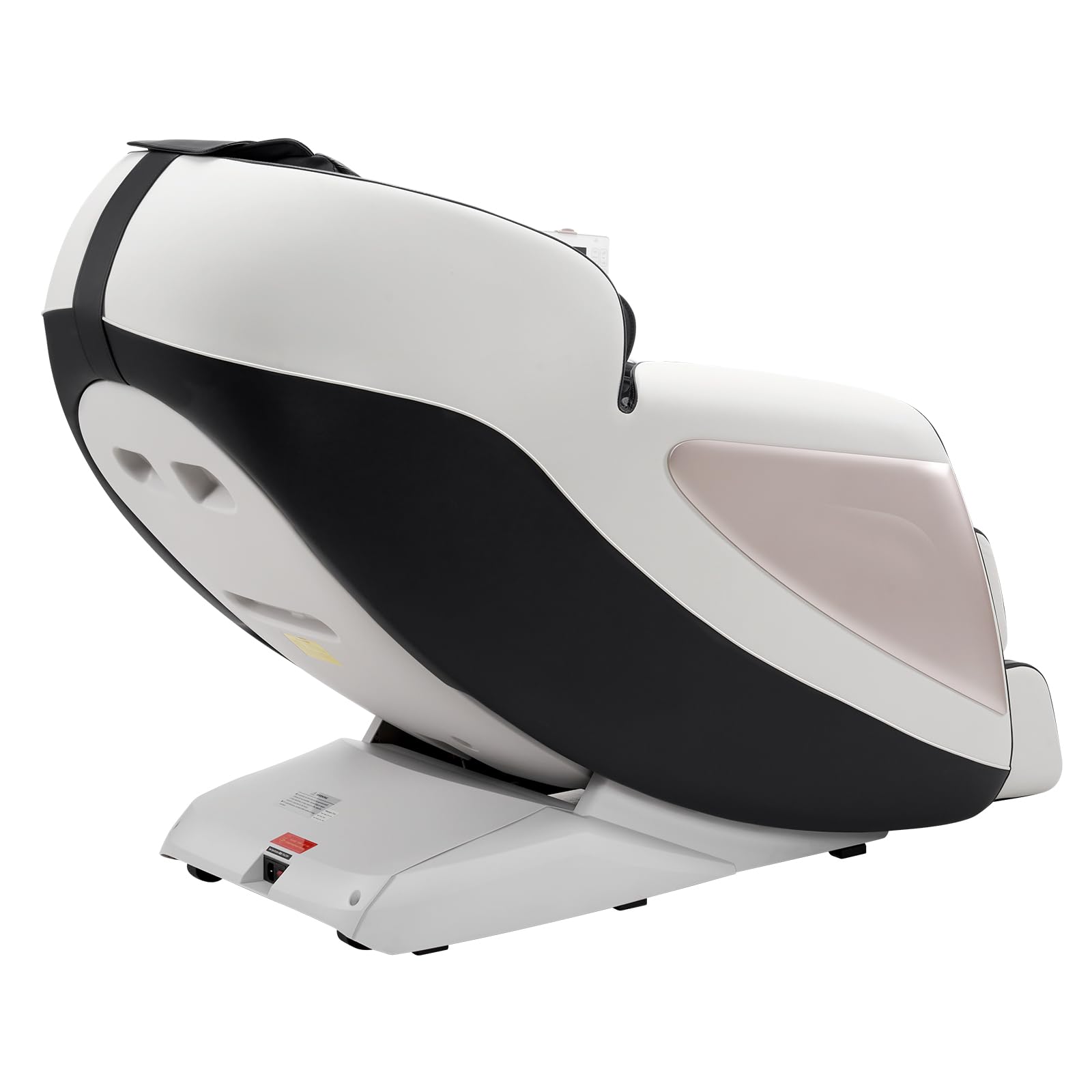 VEVOR Fauteuil de Massage avec Rail SL, Fauteuil Relaxation Massage 3D inclinable, zéro gravité, 18 Modes automatiques, Chauffant, avec pédale rétractable, 36 airbags, écran LCD, Boutons d'accoudoir