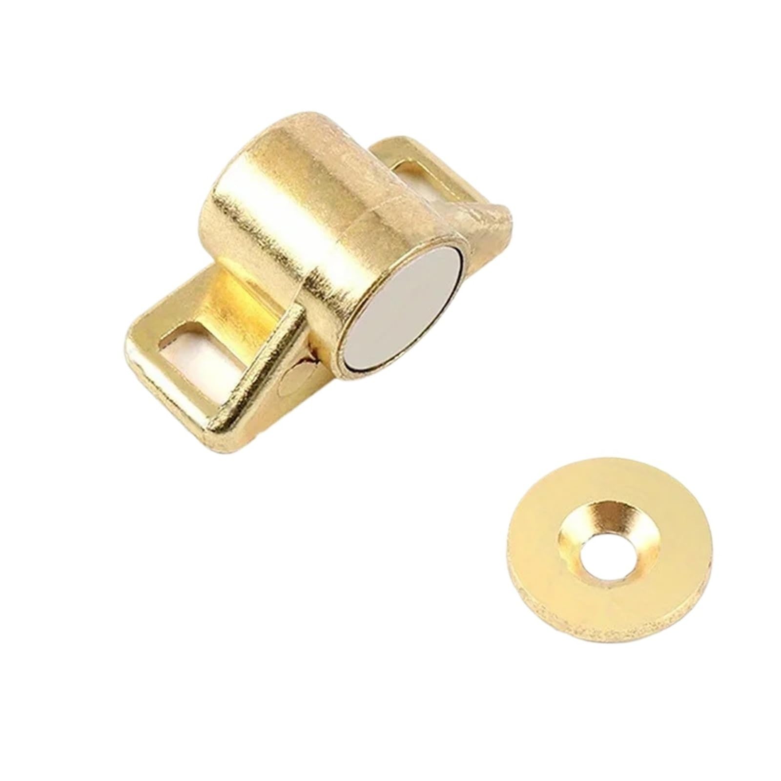 Xctdsvah Yellow Golden Cupboard Latch Cabinet Door Catch Furniture Stopper Effect Neodymium Latch(Yellow Golden)