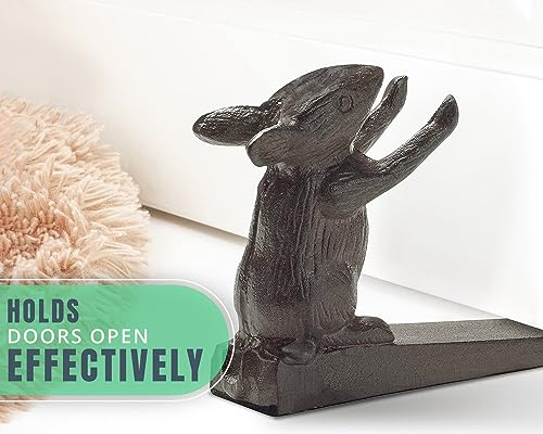 image for Vintage Cast Iron Mouse Door Stop Wedge by Comfify | Lovely Decorative