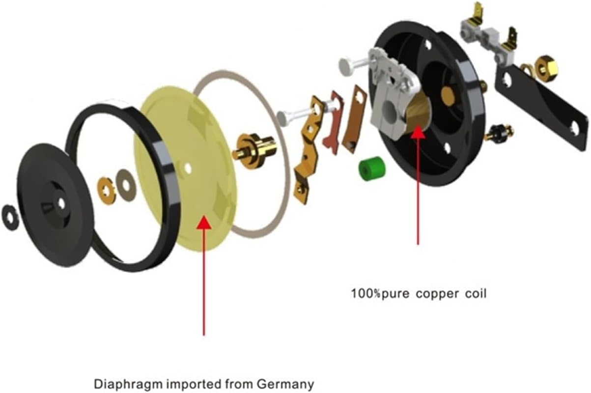 New 12V24V 100mm Car Motorcycle Truck Tweeter Large Cone Speaker