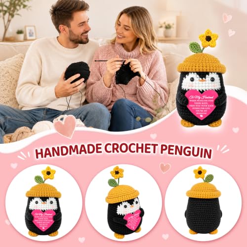 XIZIDA Cadeaux pour lui, elle, petit ami, petite amie, cadeau d'anniversaire pour homme et femme (pingouin - mari) – vue 3