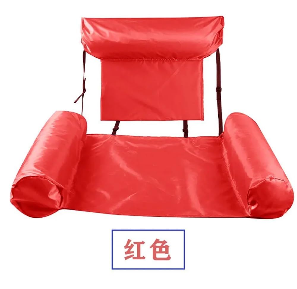 Hamac d'eau Gonflable pour Piscine, Matelas à air, Chaise Longue de Plage d'été, Dossier Flottant, Lits de Couchage