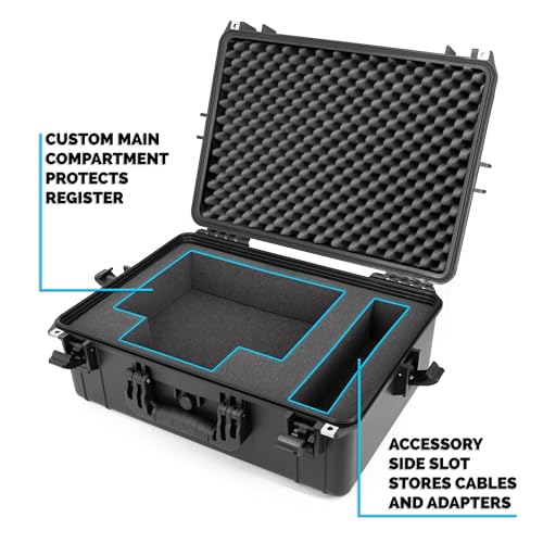 image for CASEMATIX IPX7 Waterproof Travel Case Compatible with Square Register 